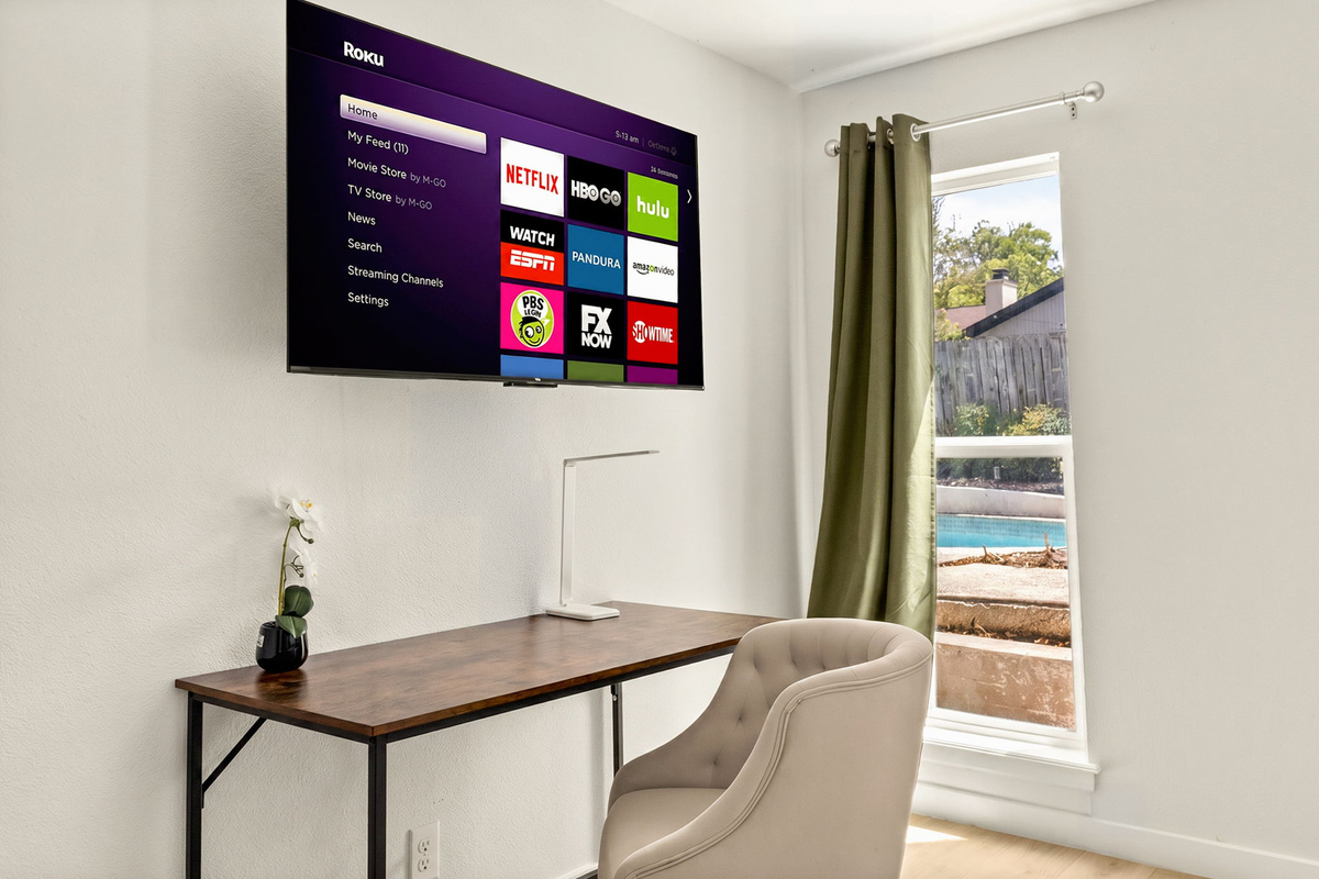Work or unwind. Whether you're catching up on emails or relaxing after a day of exploring, this room offers the perfect balance of comfort and functionality.