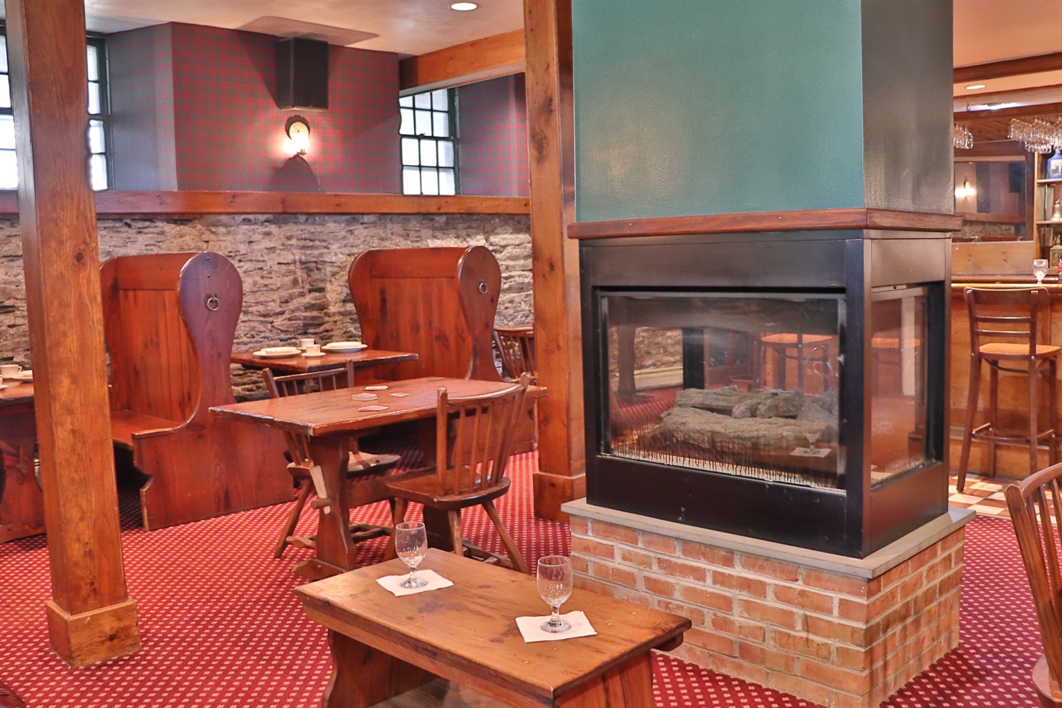 Your own private Pub! The 1819 House was once a restaurant, the tavern has been converted into your dining area and kitchen.