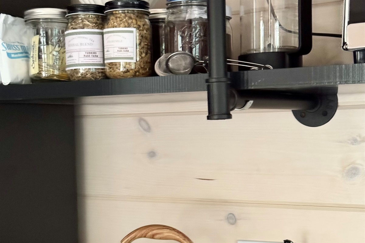 Teas and coffee selection