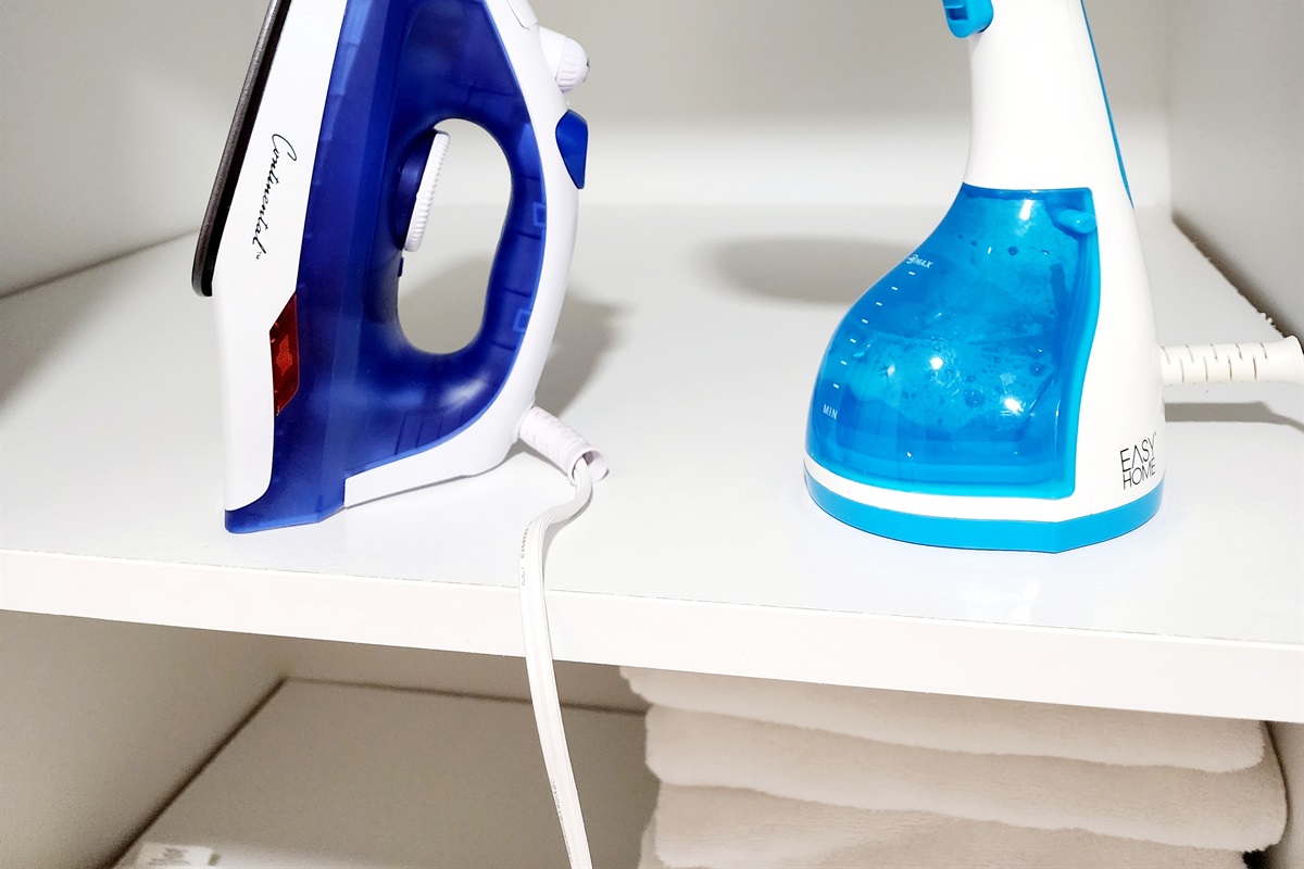 Iron & Steamer included