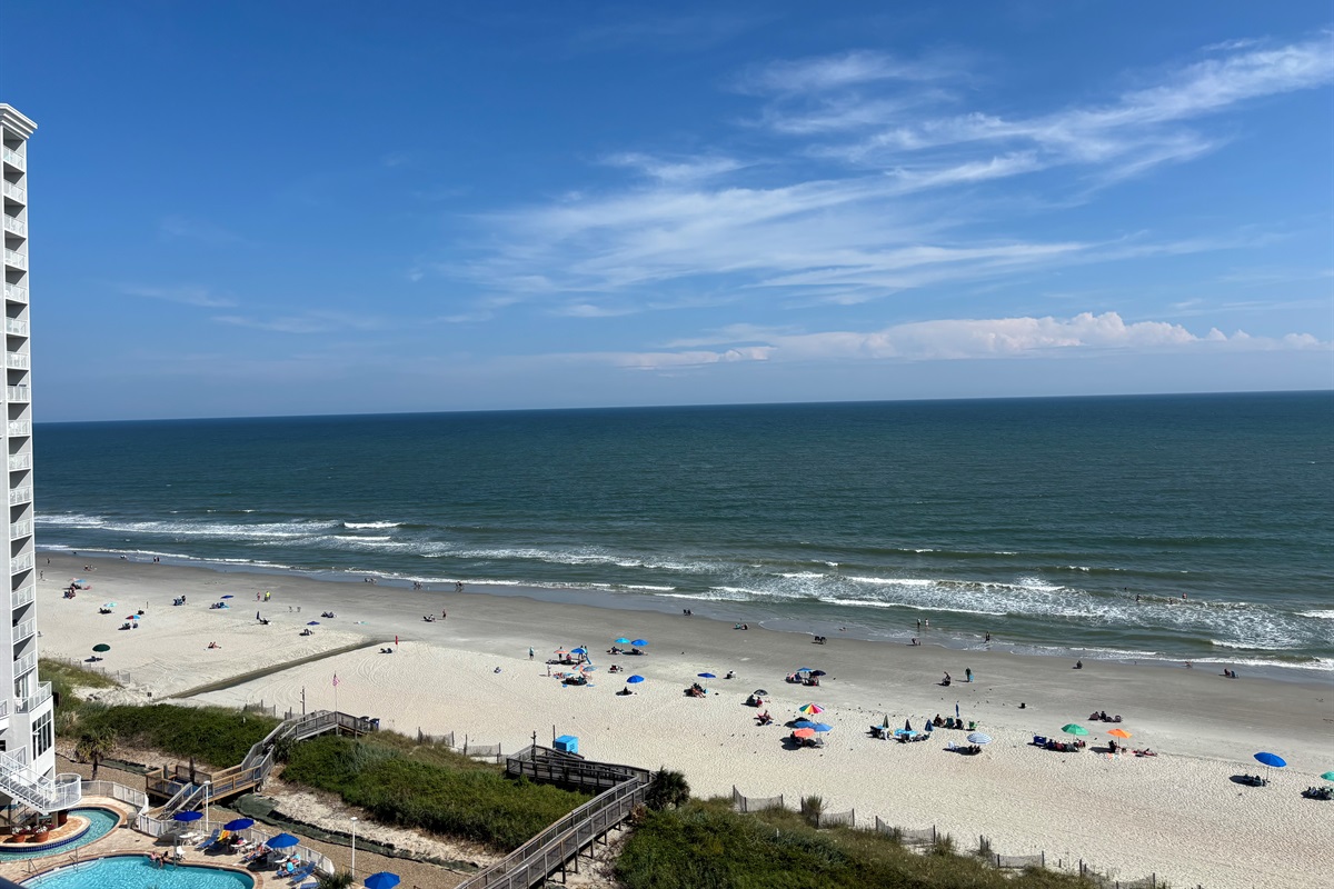 View from balcony