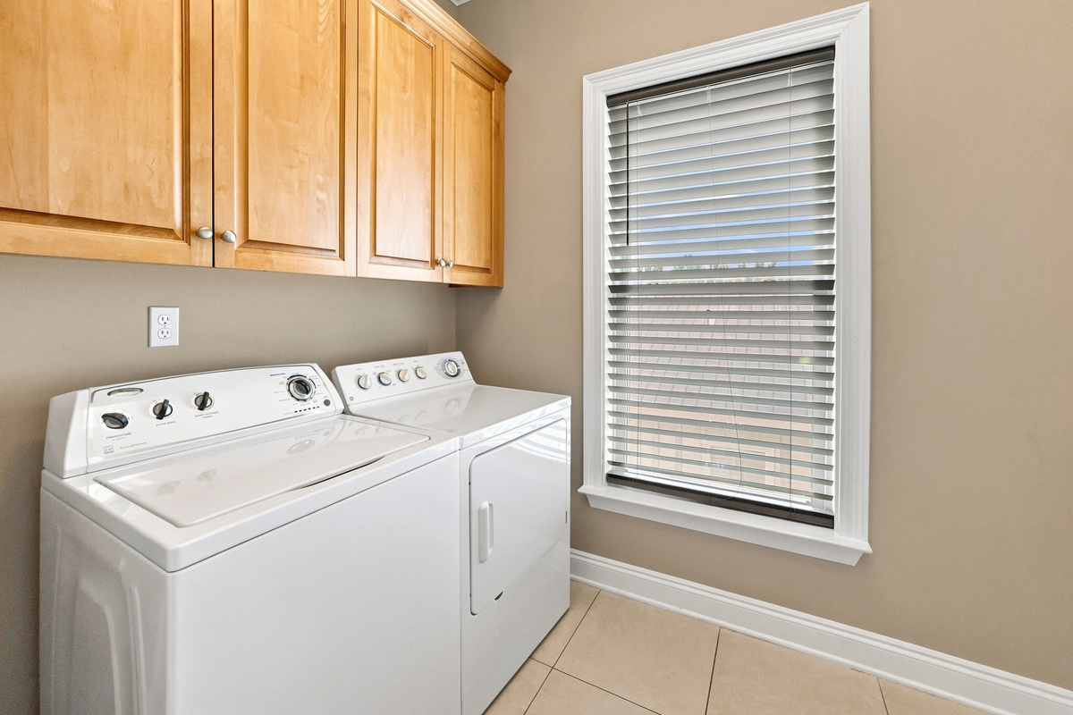Full-size washer and dryer for in-home laundry