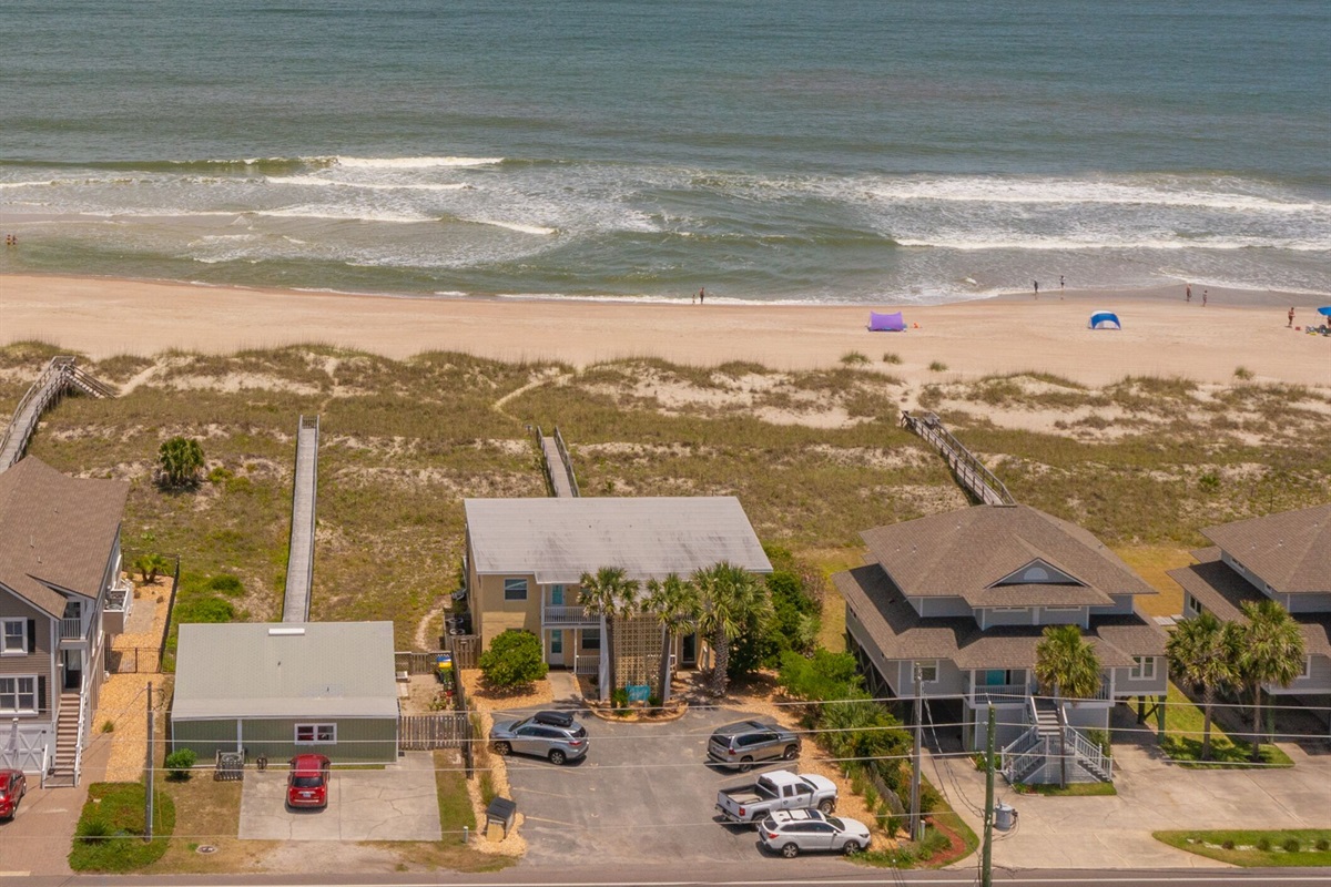 Bird's eye view of Seagate condos 