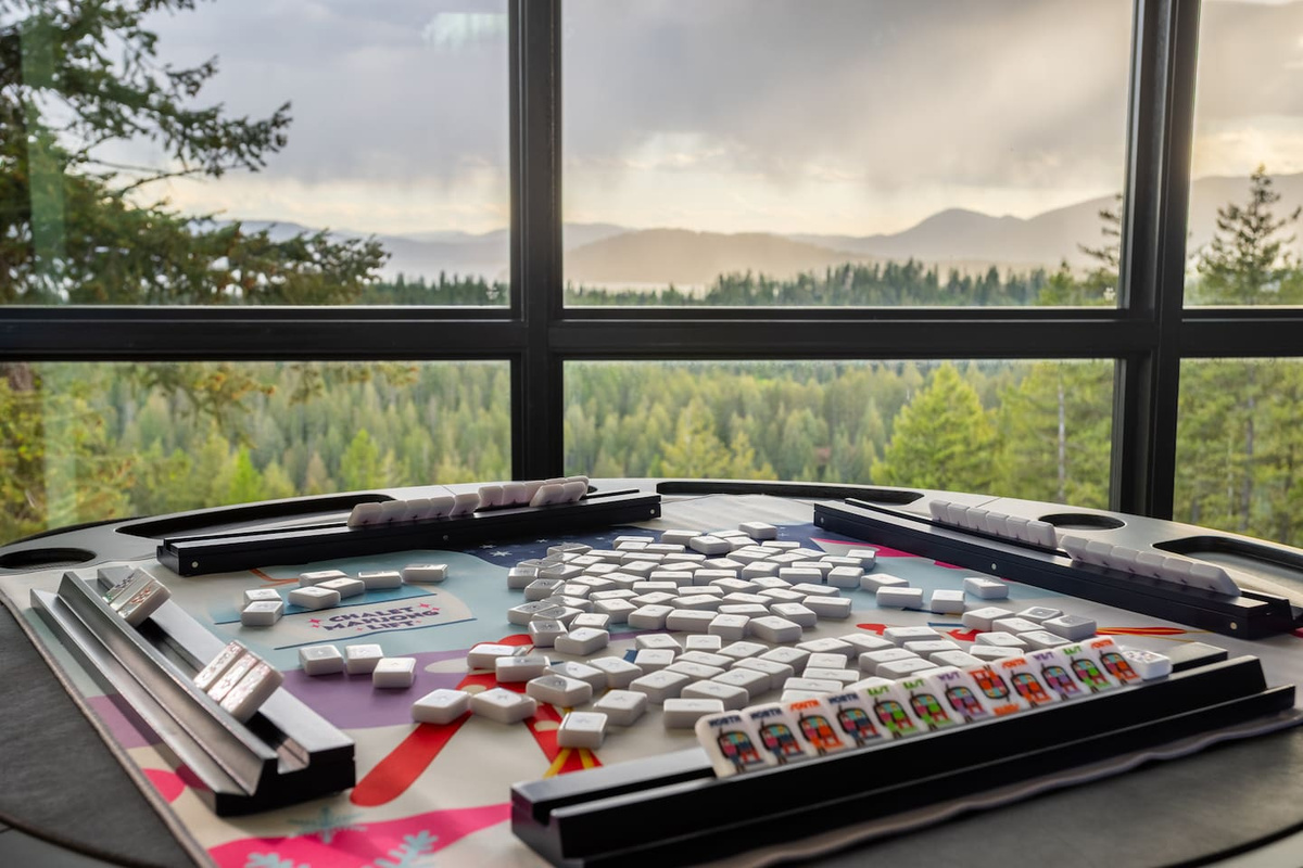 Mahjong is a game of skill, strategy, and a little bit of luck. This set and setting is beautiful and intentional. 
