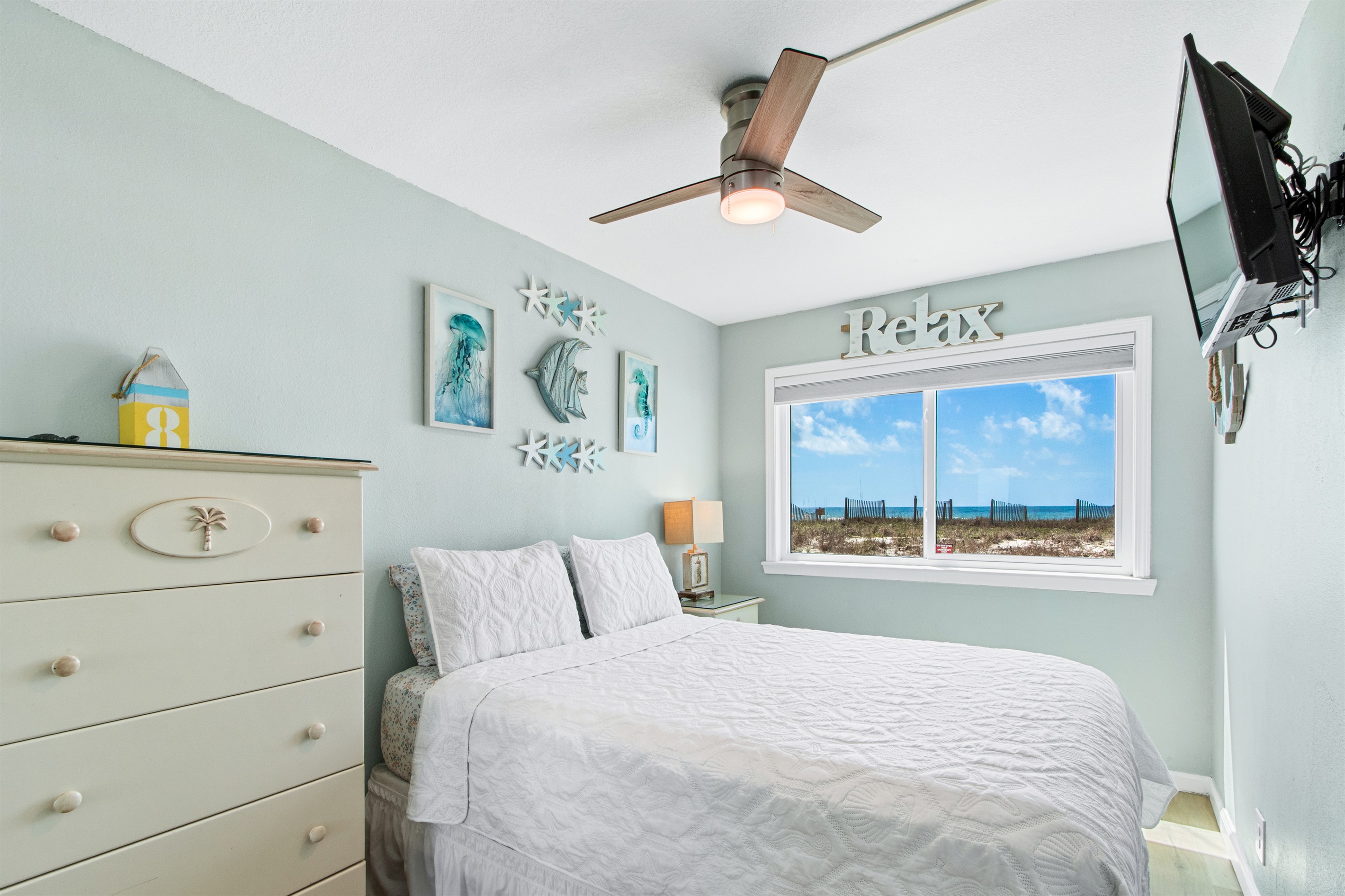 Guest bedroom with a view