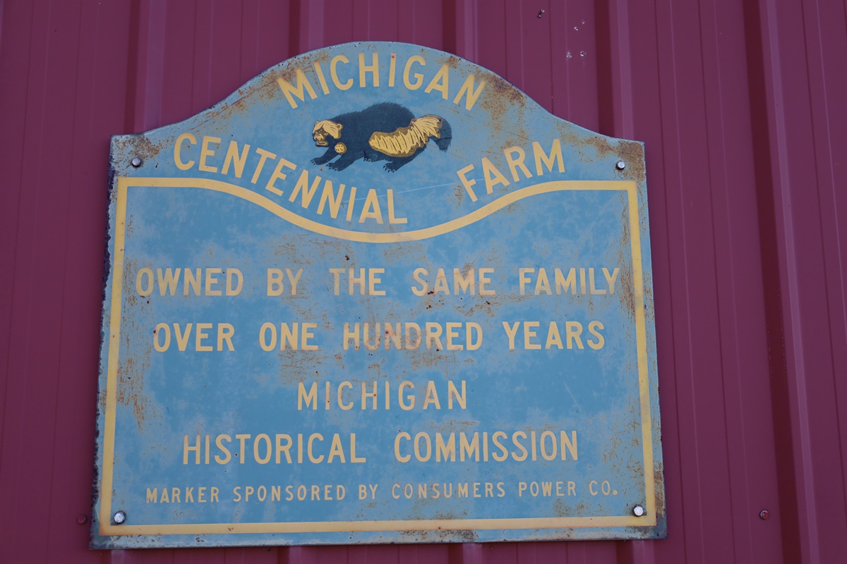 michigan centennial farm plaque