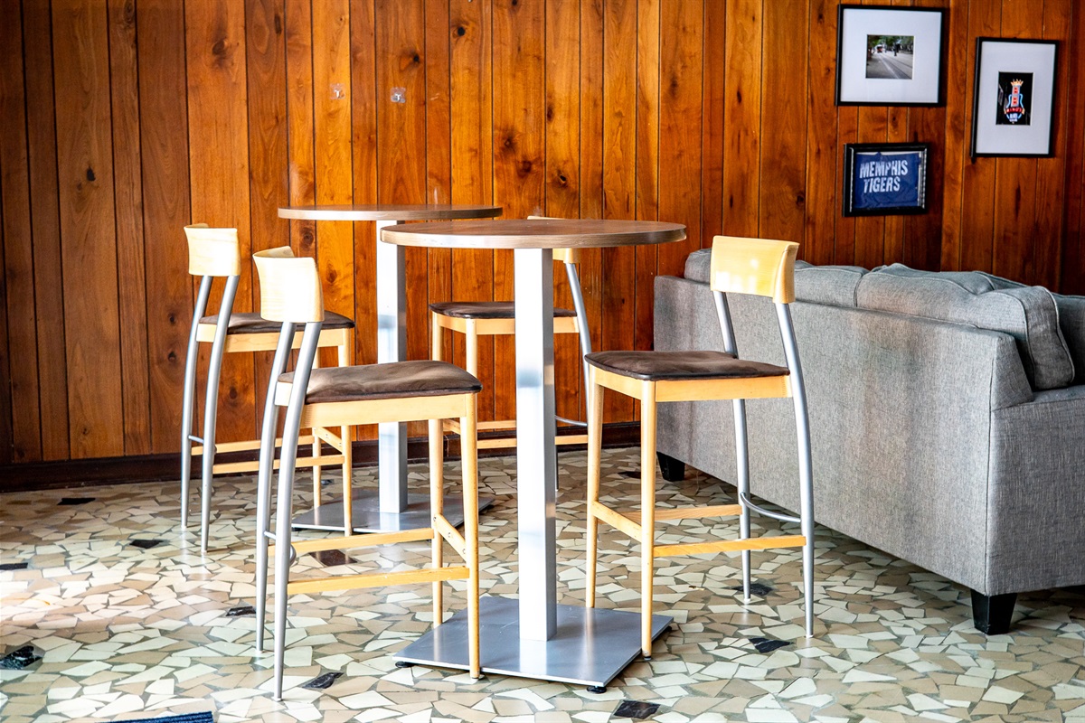 High top tables and chairs