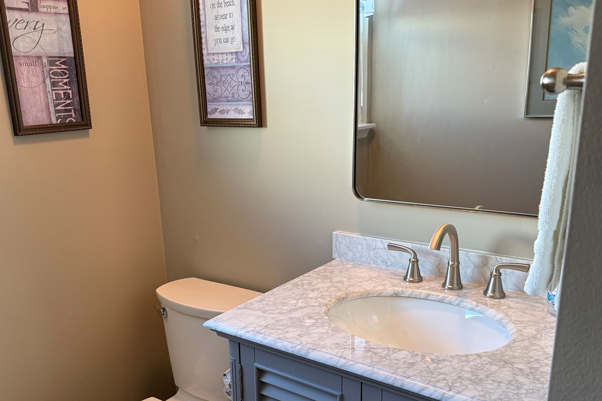 Half Bath on Main Level