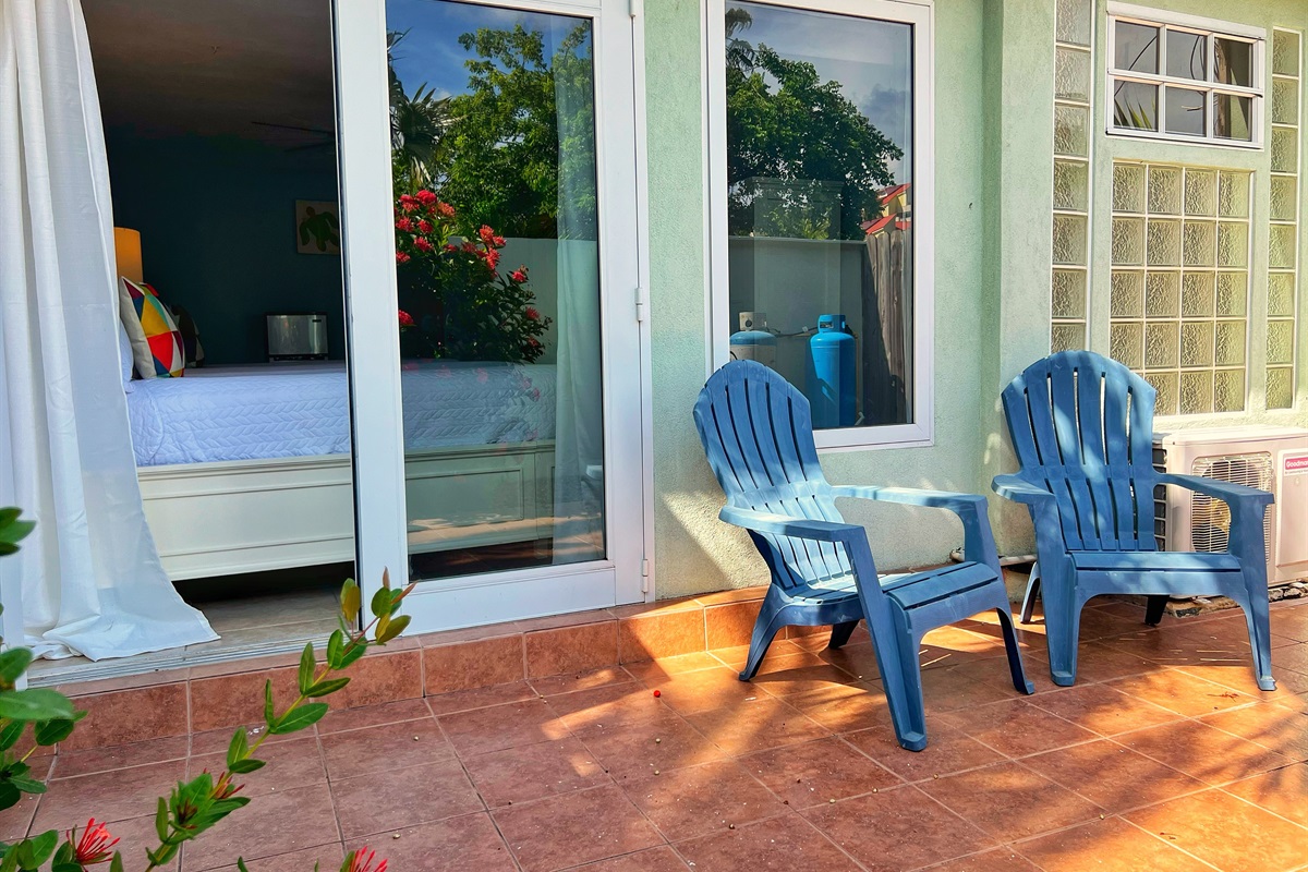 A stylish extension of the indoors, this outdoor area is ideal for socializing or unwinding. 