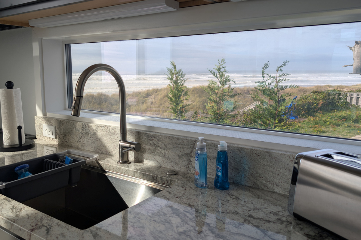 sink with a view