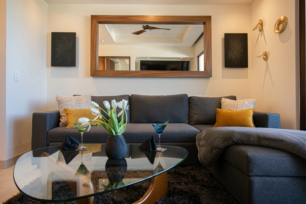 Relax, Relax, & Relax as you watch the 86" TV.