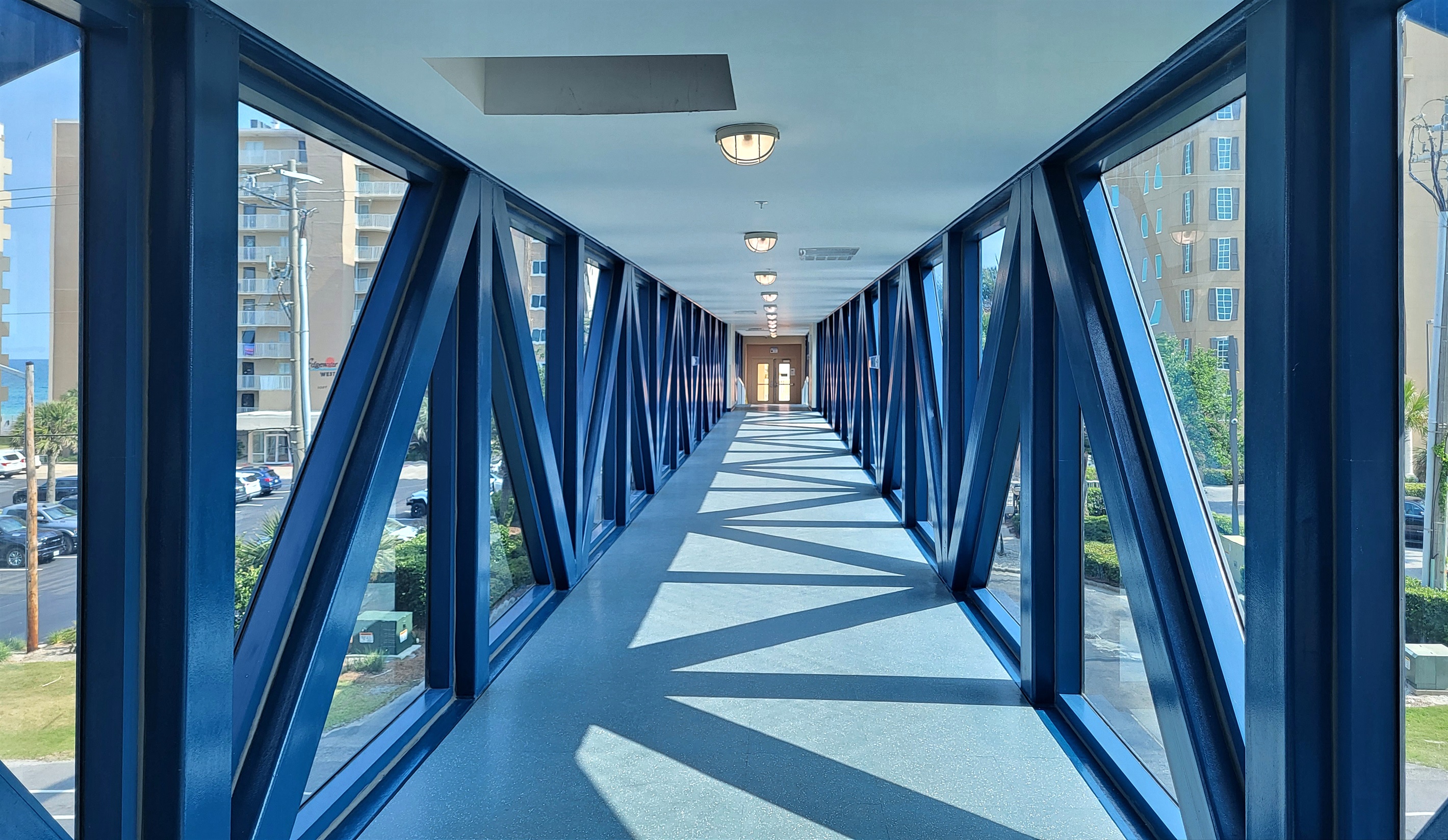 Skywalk Connecting Main & Beach Complexes