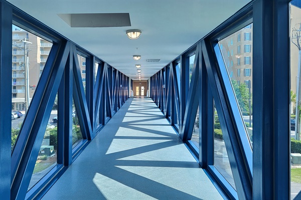 Skywalk Connecting Main & Beach Complexes