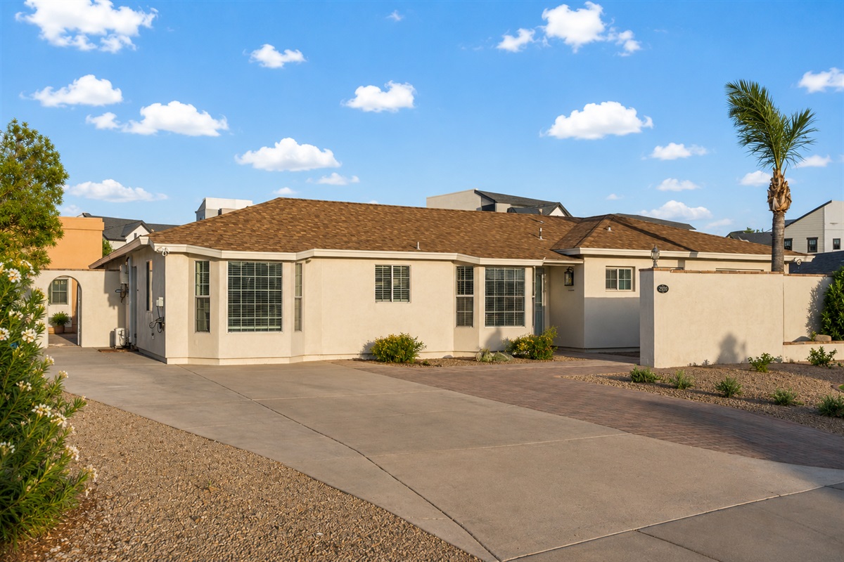 Feast your eyes on the street view of this stunning home.