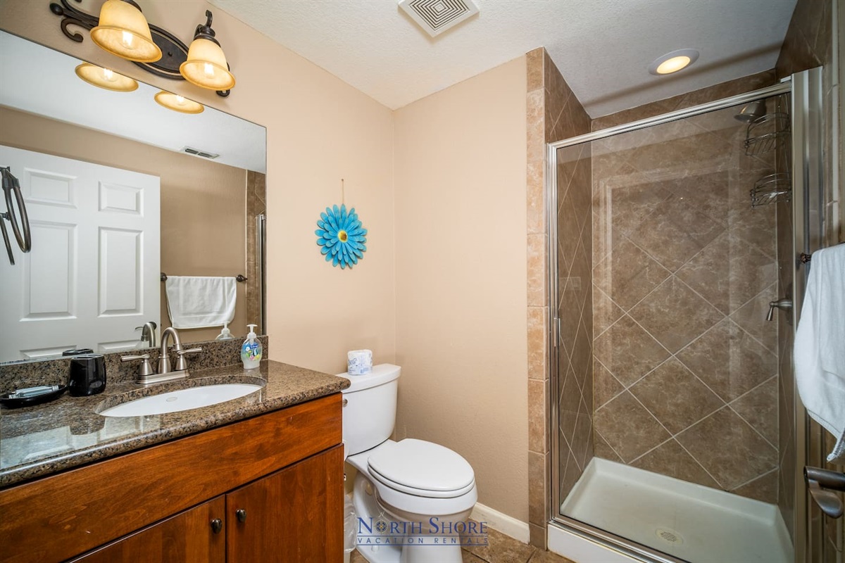 Full Guest Bath with walk-in Shower