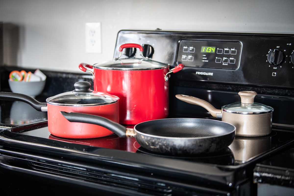 The kitchen is fully stocked and ready for any culinary idea!