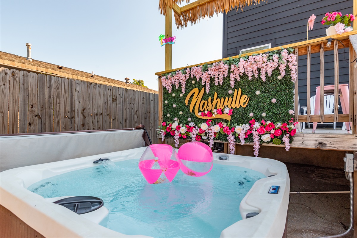 Huge hot tub!