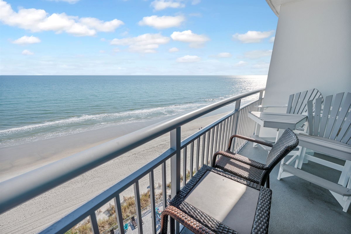 Breathtaking Views from Balcony!