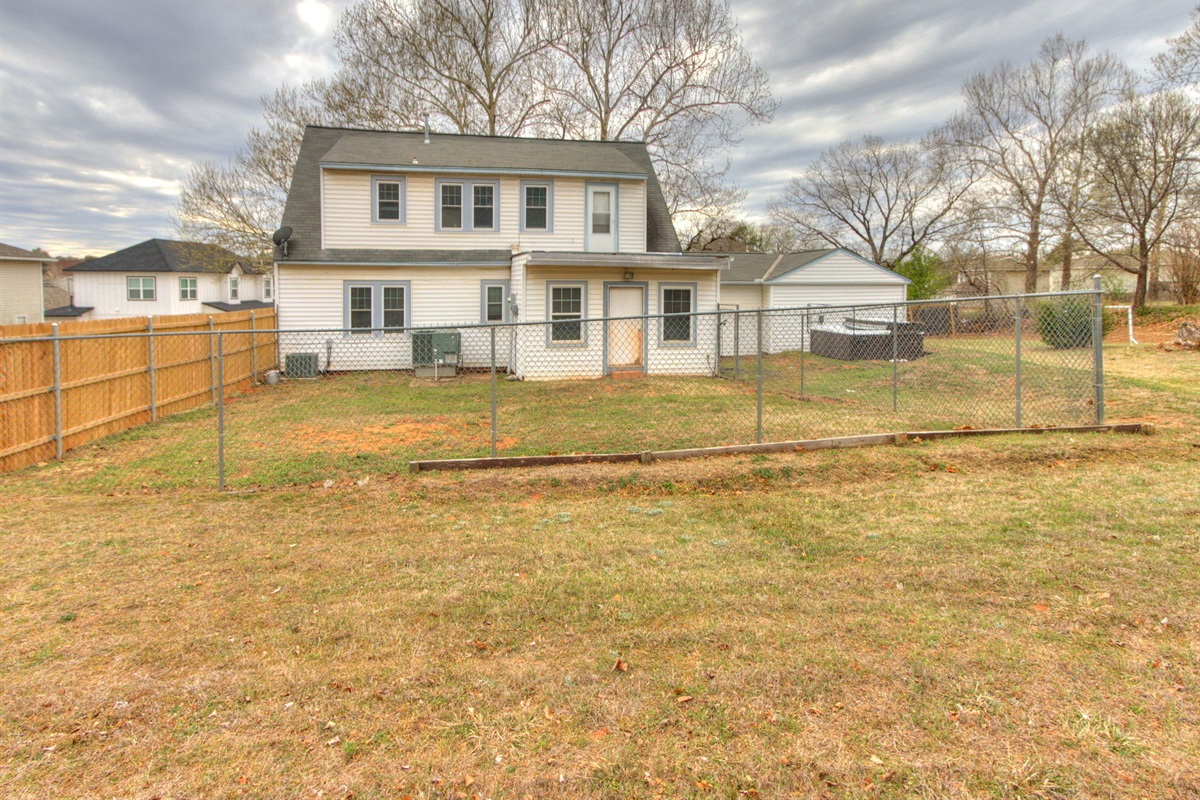 Fenced Backyard