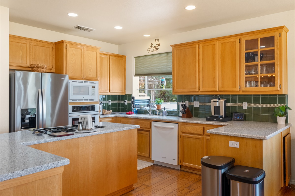 Prepare beautiful meals in the spacious, open floor plan kitchen