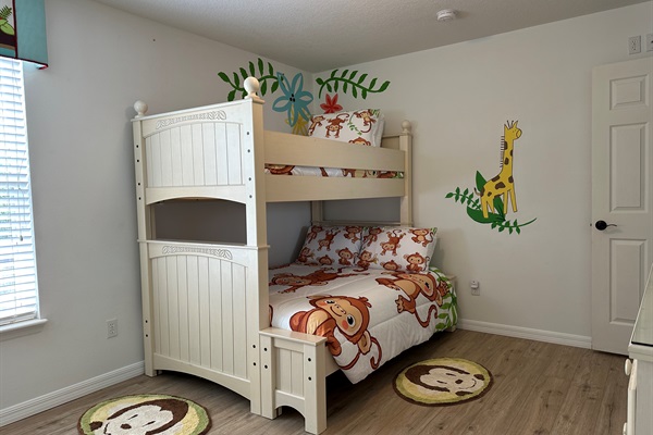 Twin over Full/Double Bunk Room #2