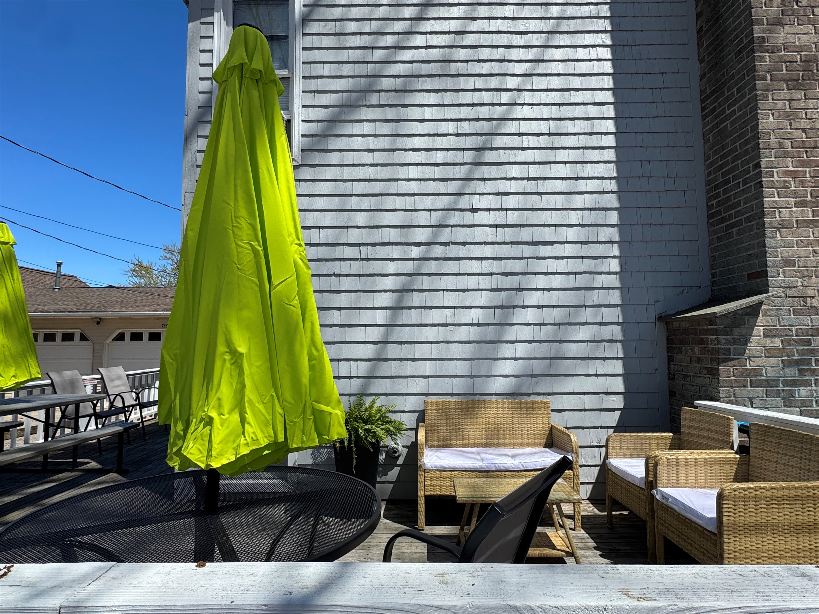 Outdoor seating