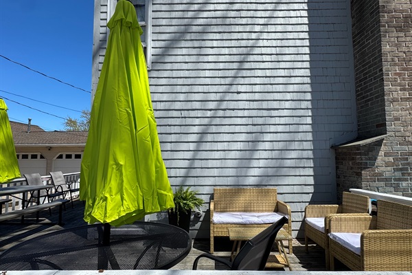 Outdoor seating
