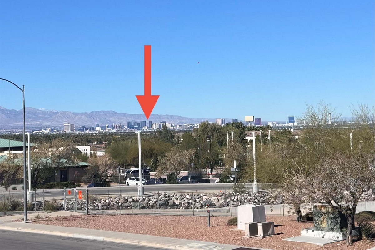View of The Las Vegas Strip