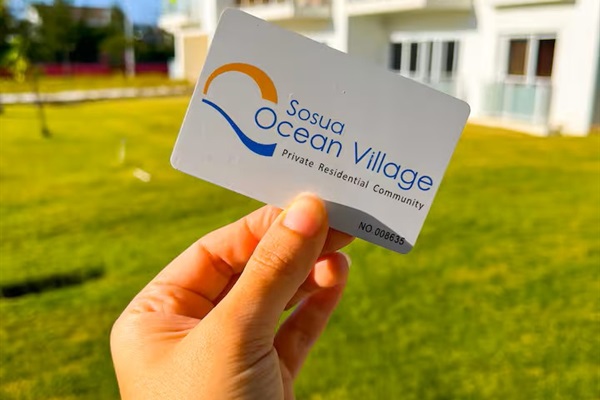 Access card to resort