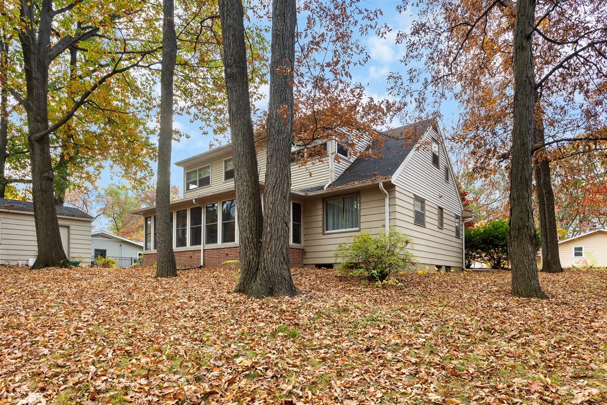 Beautiful wooded lot walking distance from Happy Hollow Park.