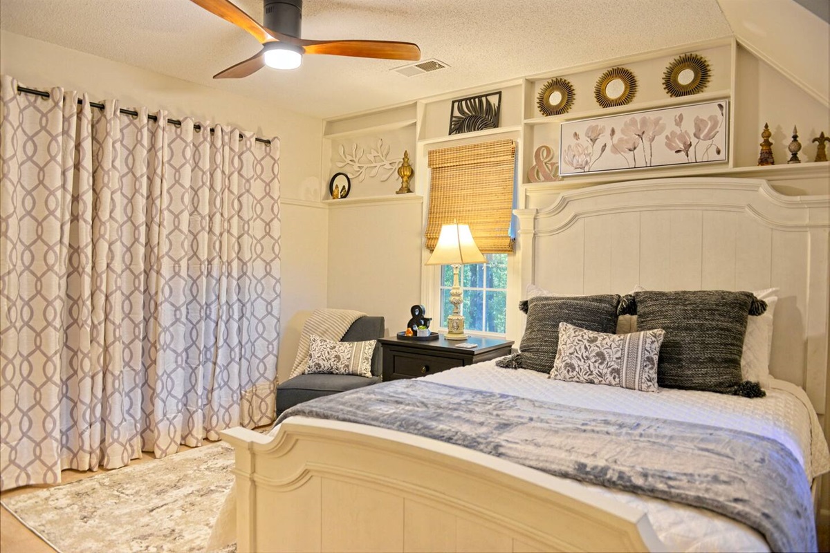 Bedroom 2- Queen Bed. Gorgeous space designed to welcome you in! Located on the 2nd Floor.