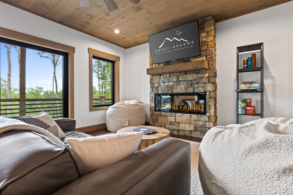 Light the fire, pour a drink, and settle in for movie night.