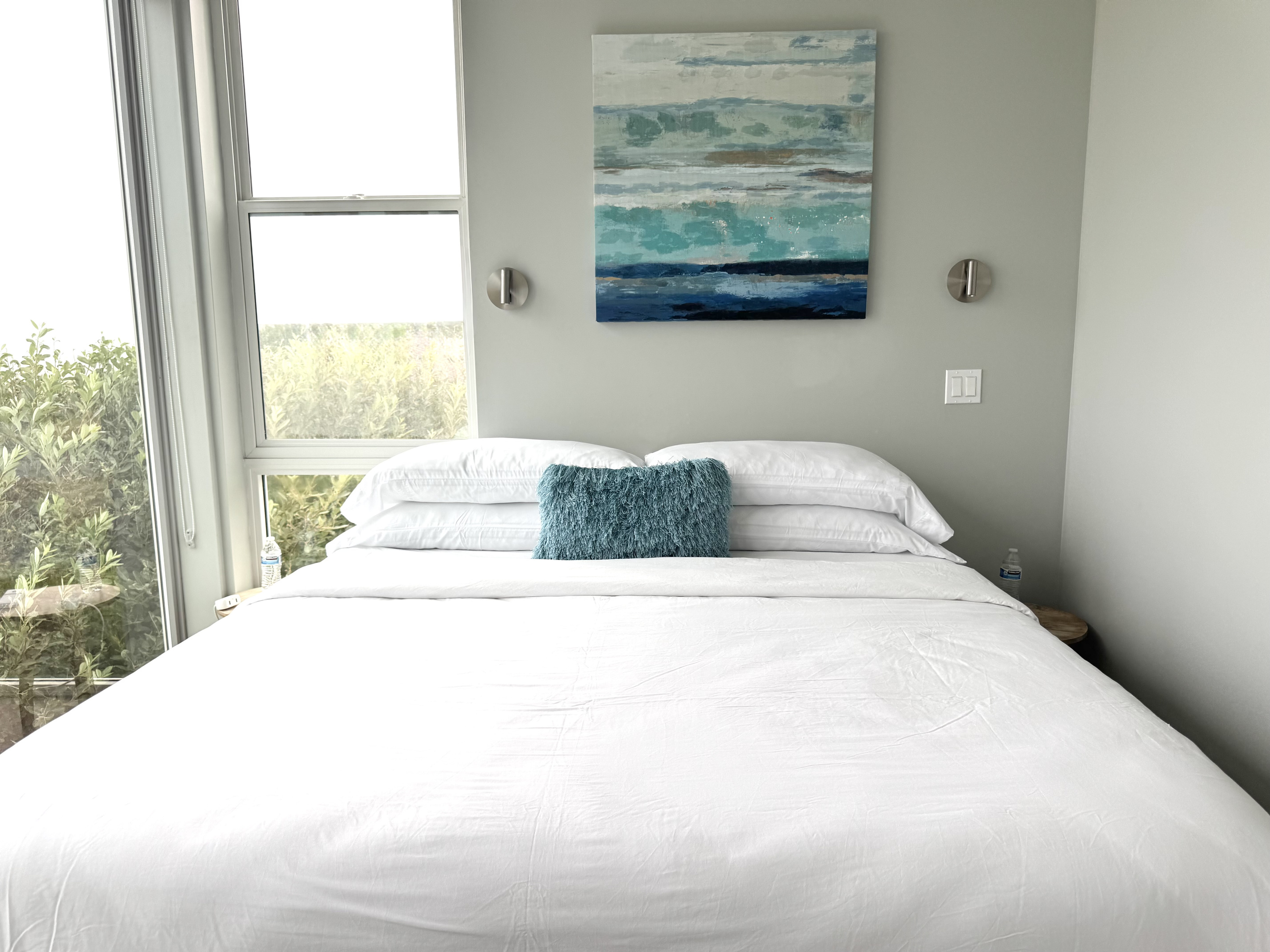 Ocean & Cape Lookout Views from NW Master bedroom with full bath, 4K smart