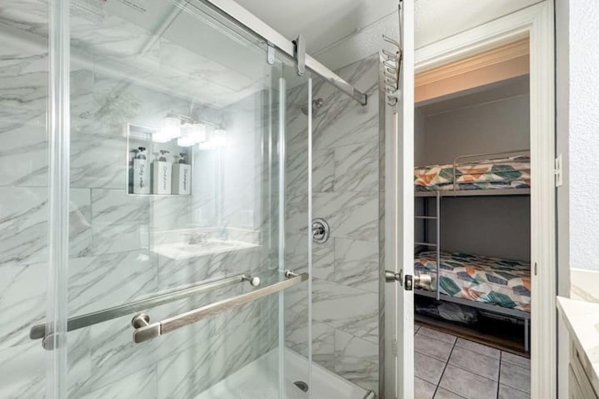And a lovely shower