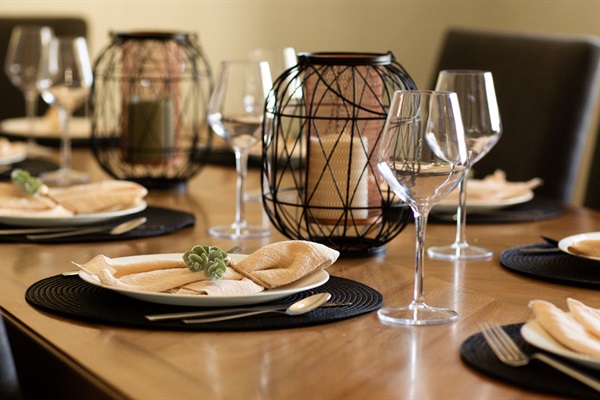 Dining Table Close-up