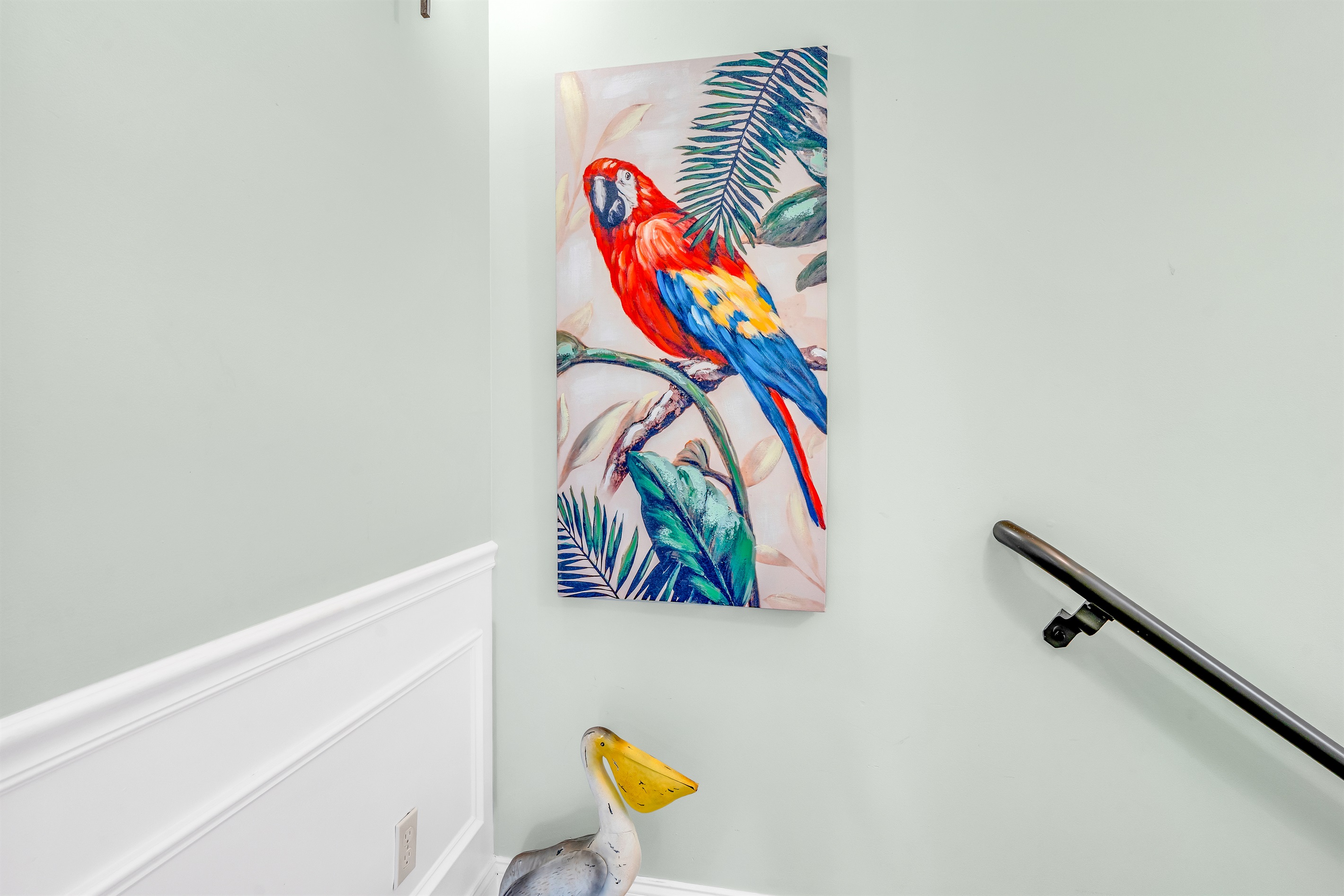 Let's head down to the second floor where all the bedrooms are.