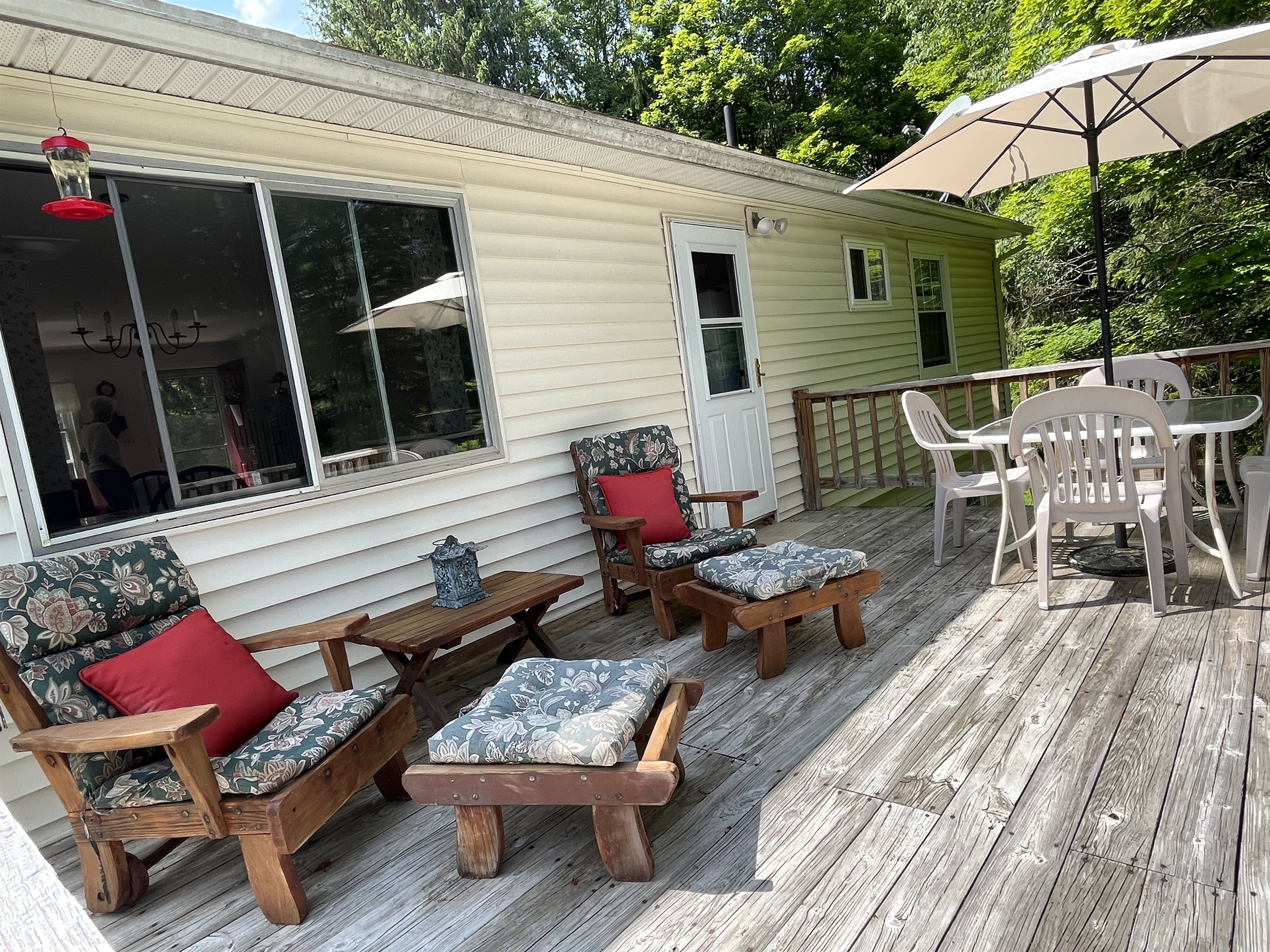 Rear deck
