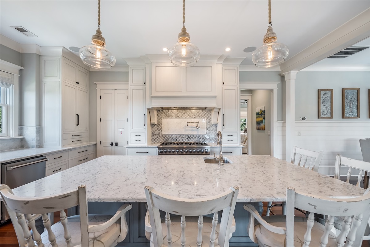 Fully equipped kitchen with everything you need to cook a meal! Shore Thing | 4001 Palm Blvd | Isle of Palms, SC | IOP Escapes