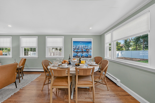 Open dining area with views into the home's welcoming living spaces.