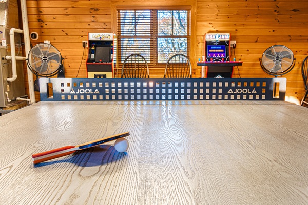 Who will be the family ping pong champion?
