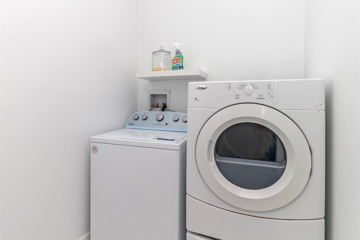 We have laundry on-site. 