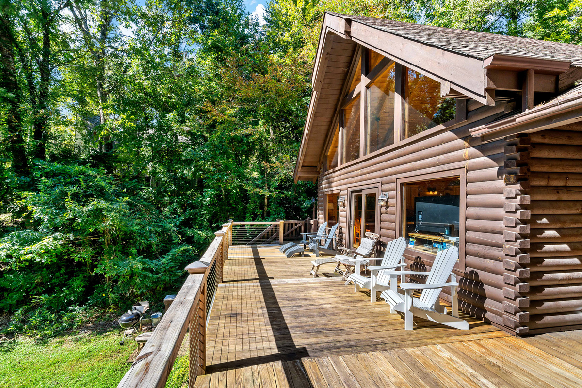 Enjoy your morning coffee from the deck