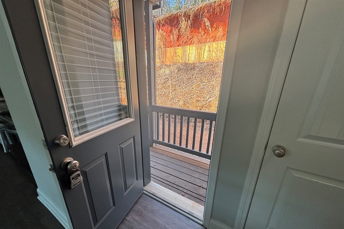 Back door opens to same level for easy access & allows for ease when walking pets