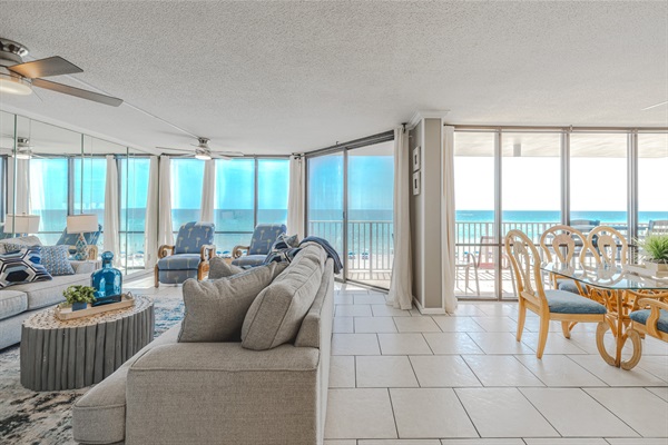 Striking views from our living and dining areas