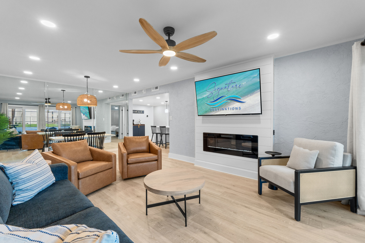 Living Room with Queen Sleeper Sofa