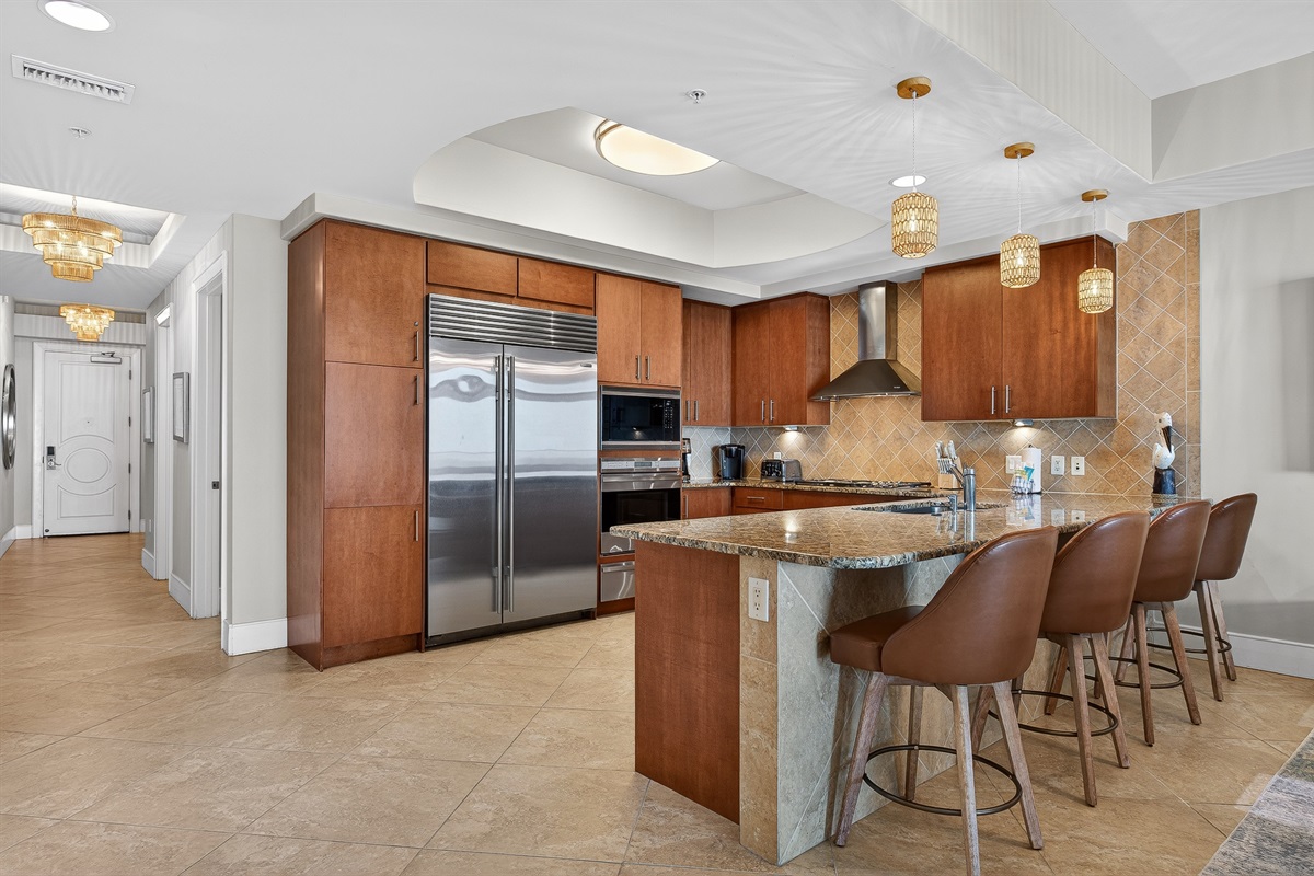 Kitchen and bar top seating