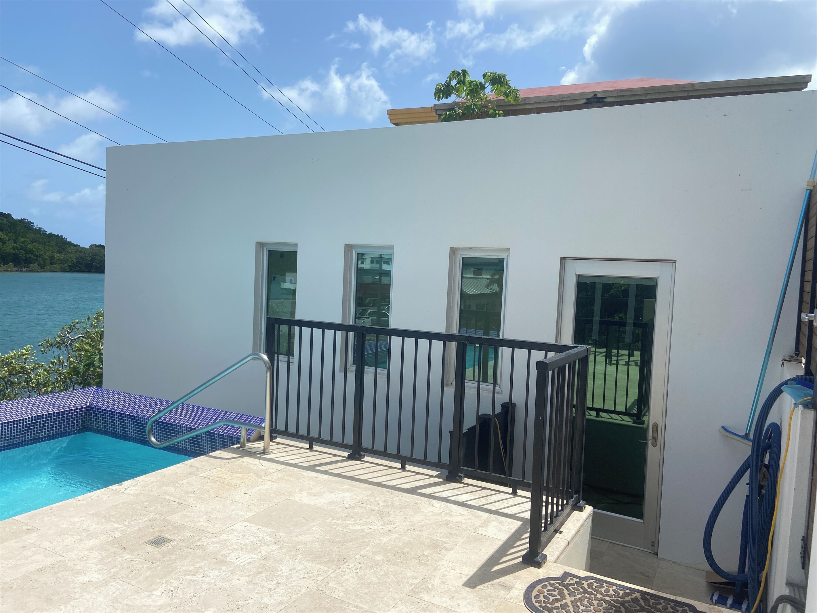 Door entry from Pool area