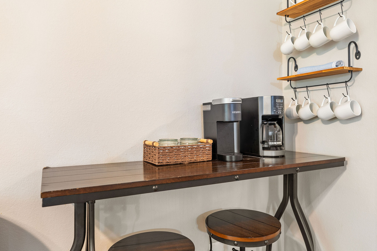 Coffee bar for your caffeine needs!