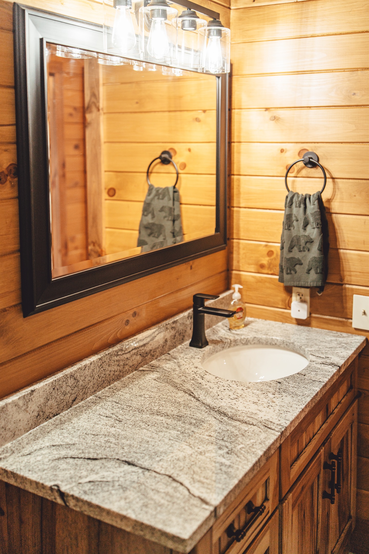 Plenty of Counter Space on these Gorgeous Granite Counters