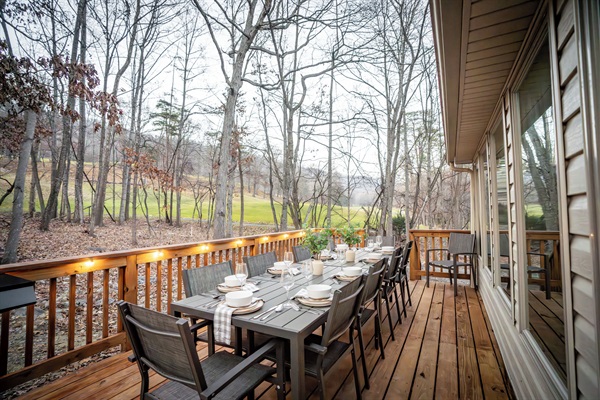 Outdoor dining